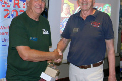 Don G3XTT wins a raffle prize